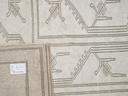 Oushak Rug, Vintage Rug, Handmade Rug, Area Rug, Turkish Rug, Neutral Rug, Living Room Rug, Carpet Rug, Contemporary Decor, Rug 7x10, 12531