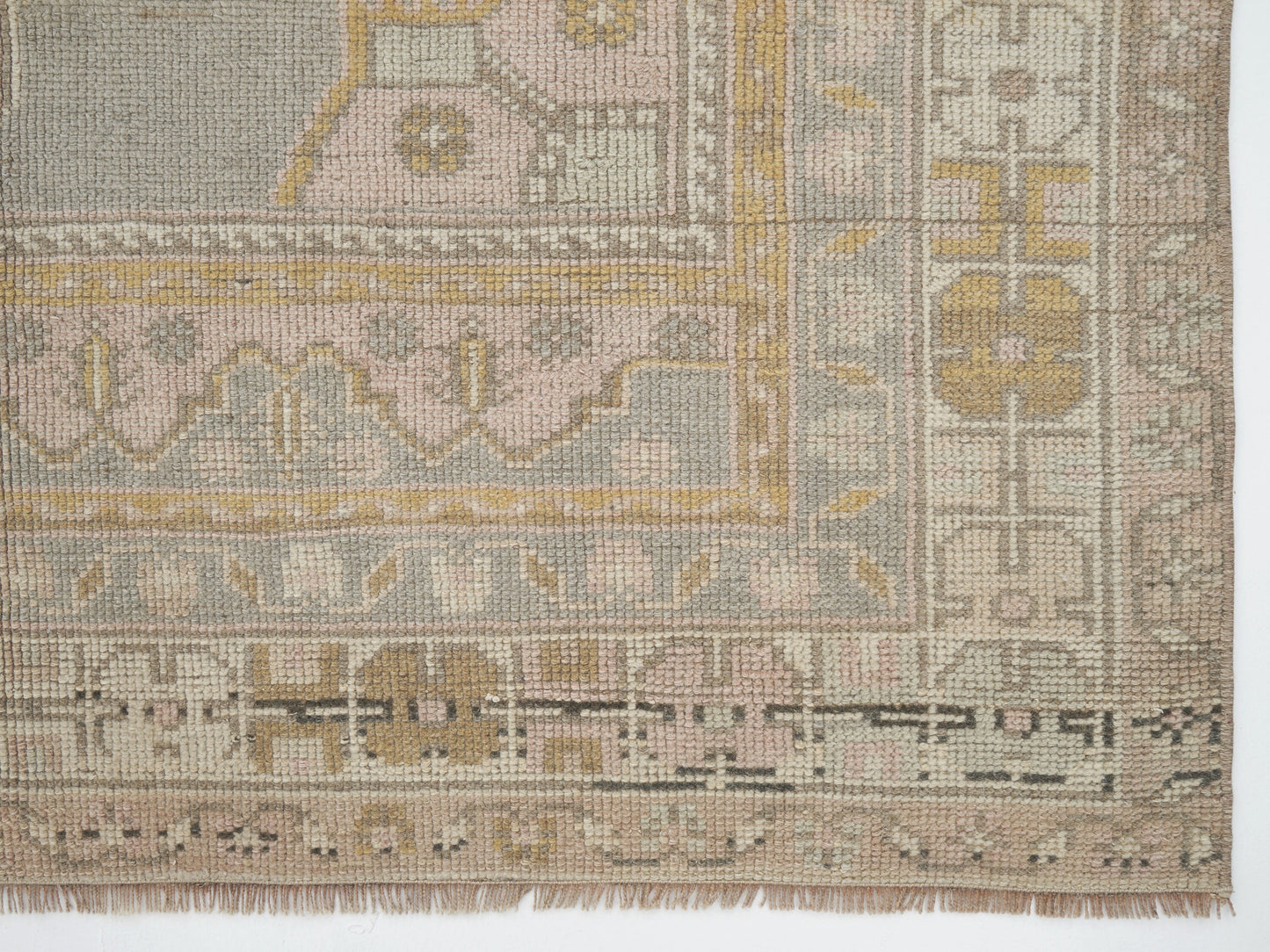 Vintage Area Rug, Turkish Handmade Rug, Oushak Antique Rug, Neutral Muted Rug, Living Room Rug, Turkey Rug, Vintage Carpet, Rug 5x9, 11544