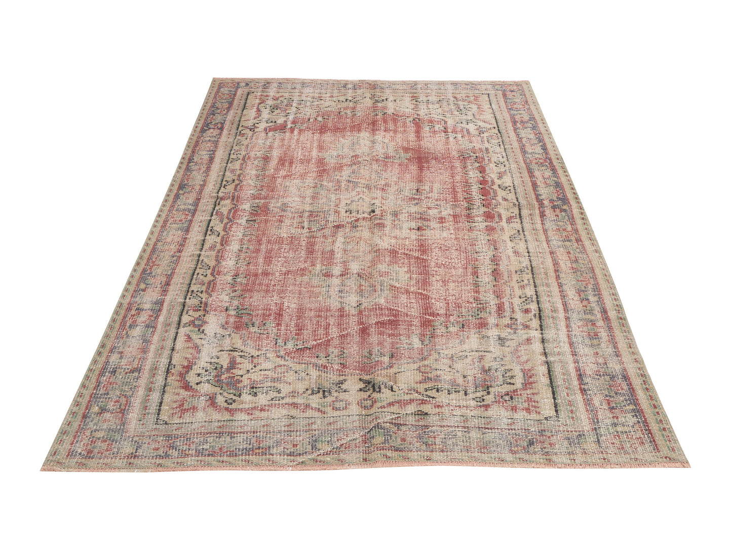 Oushak Rug, Vintage Rug, Handmade Rug, Turkish Rug, Area Rug, Anatolia Rug, Bedroom Rug, Turkey Rug,Carpet Rug, Bohemian Rug, Rug 5x8, 11523