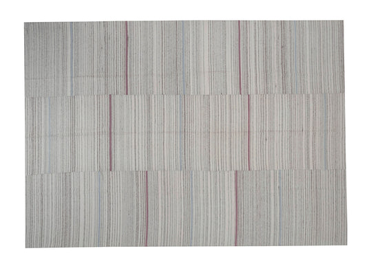 Vintage Muted Kilim Rug, Turkish Unique Kilim Rug, Area Flat Weave Kilim Rug, Large Rug, Oversize Rug,Living Room Rug, Kilim Rug 10x13, 8836