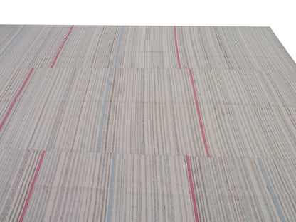 Vintage Muted Kilim Rug, Turkish Unique Kilim Rug, Area Flat Weave Kilim Rug, Large Rug, Oversize Rug,Living Room Rug, Kilim Rug 10x13, 8836