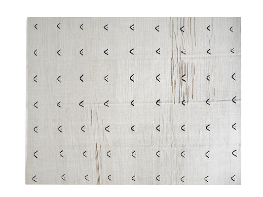 Kilim Rug 11x13, Turkish Vintage Kilim Rug, Handmade Unique Kilim Rug, White Hemp Rug, Large Rug, Oversize Rug, Coastal Decor, 12812