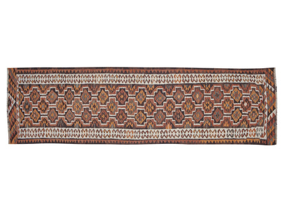 Handmade Antique Runner Rug, Turkish Vintage Runner Rug, Anatolia Rug, Herki Runner, Bohemian Rug, Hallway Runner, Rug Runner 3x11, 11310