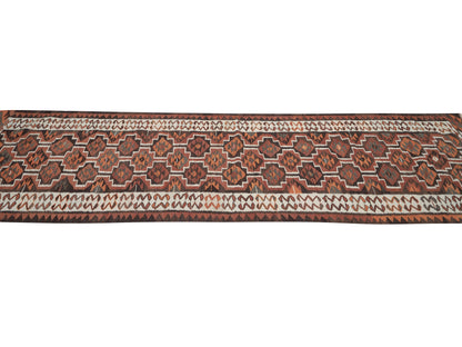 Handmade Antique Runner Rug, Turkish Vintage Runner Rug, Anatolia Rug, Herki Runner, Bohemian Rug, Hallway Runner, Rug Runner 3x11, 11310