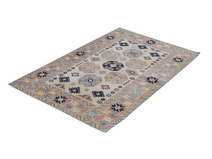 Handmade Area Rug, Turkish Vintage Rug, Oushak Eclectic Rug, Anatolia Rug, Turkey Rug, Vintage Carpet, Living Room Rug, Rug 4x5, 12424