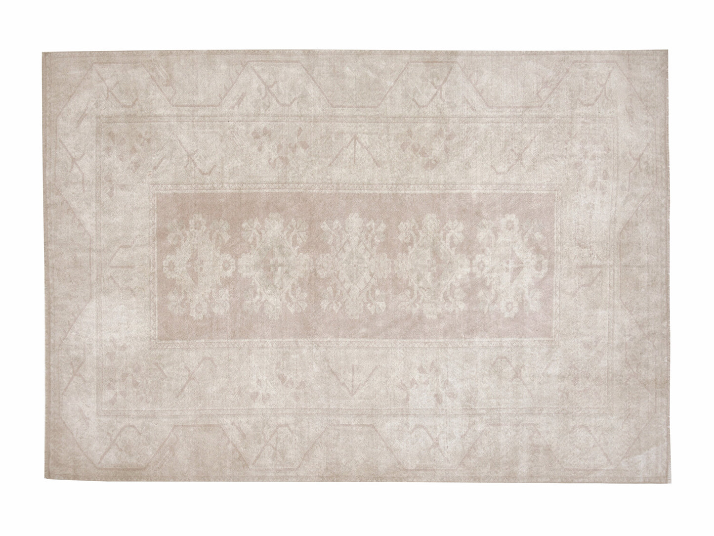 Vintage Rug, Turkish Rug, Oushak Rug, Handmade Rug, Area Rug, Neutral Rug, Kid Room Rug, Turkish Carpet, Scandinavian Rug, Rug 7x9, 12502