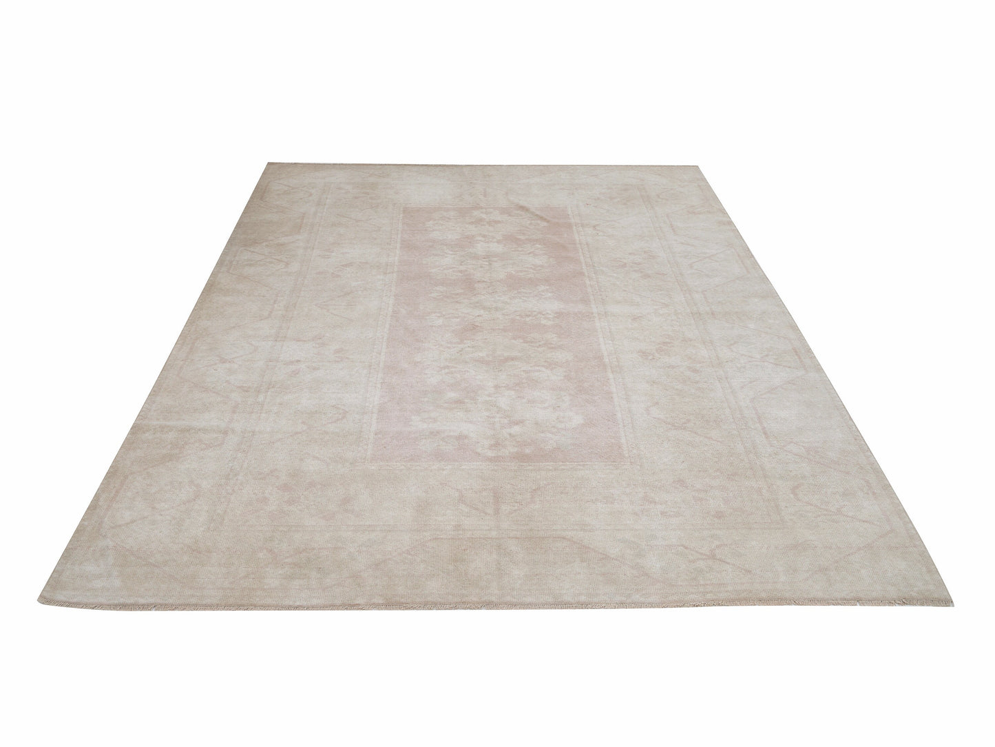 Vintage Rug, Turkish Rug, Oushak Rug, Handmade Rug, Area Rug, Neutral Rug, Kid Room Rug, Turkish Carpet, Scandinavian Rug, Rug 7x9, 12502