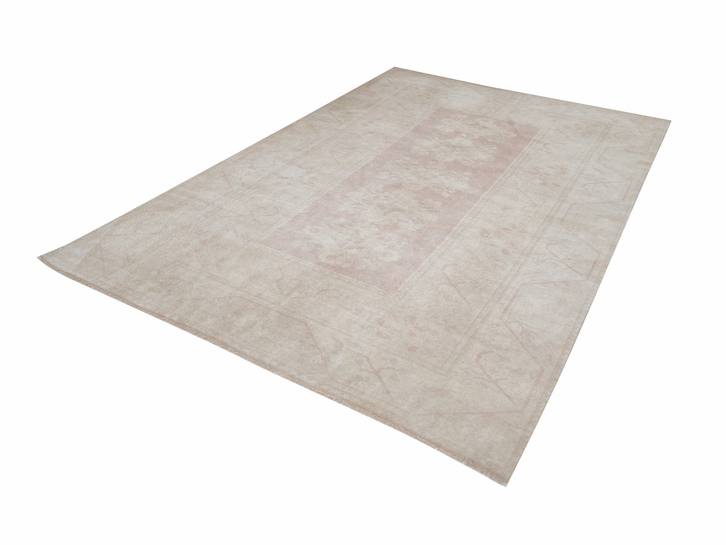 Vintage Rug, Turkish Rug, Oushak Rug, Handmade Rug, Area Rug, Neutral Rug, Kid Room Rug, Turkish Carpet, Scandinavian Rug, Rug 7x9, 12502