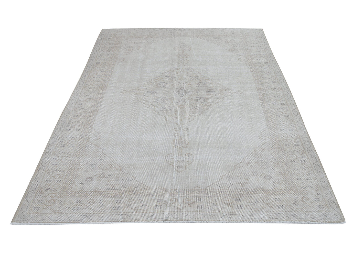 Carpet Rug, Turkish Rug, Vintage Rug, Handmade Rug, Oushak Rug, Area Rug, Neutral Rug, Living Room Rug, Vintage Carpet, Rug 6x9, 12434