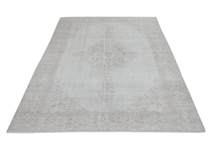 Carpet Rug, Turkish Rug, Vintage Rug, Handmade Rug, Oushak Rug, Area Rug, Neutral Rug, Living Room Rug, Vintage Carpet, Rug 6x9, 12434
