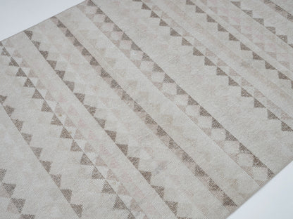 Turkish Vintage Oushak Rug, Handmade Area Unique Rug, Neutral Floor Rug, Contemporary Decor, Turkey Rug, Bedroom Rug, Rug 4x7, 12435