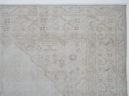 Carpet Rug, Turkish Rug, Vintage Rug, Handmade Rug, Oushak Rug, Area Rug, Neutral Rug, Living Room Rug, Vintage Carpet, Rug 6x9, 12434
