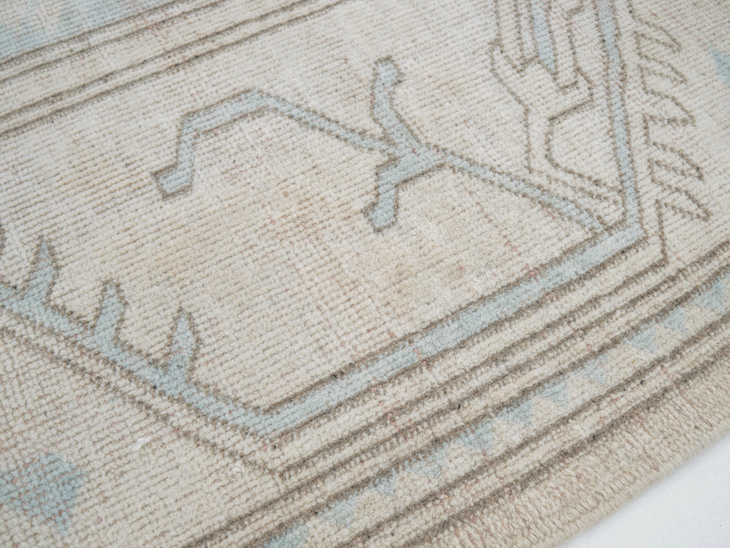 Turkish Vintage Rug, Handmade Area Rug, Oushak Unique Rug, Bedroom Rug, Neutral Muted Rug, Contemporary Decor,Vintage Carpet, Rug 7x9, 12525