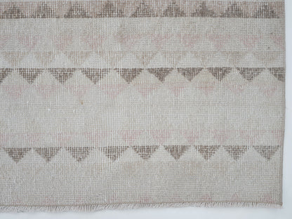Turkish Vintage Oushak Rug, Handmade Area Unique Rug, Neutral Floor Rug, Contemporary Decor, Turkey Rug, Bedroom Rug, Rug 4x7, 12435