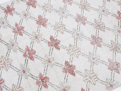Vintage Rug, Turkish Rug, Oushak Rug, Handmade Rug, Area Rug, Neutral Rug, Coastal Decor, Living Room Rug, Turkey Rug, Rug 3x7, 12313