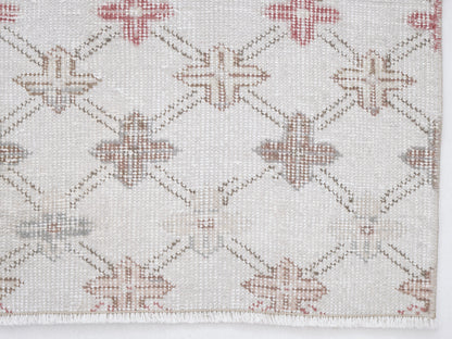Vintage Rug, Turkish Rug, Oushak Rug, Handmade Rug, Area Rug, Neutral Rug, Coastal Decor, Living Room Rug, Turkey Rug, Rug 3x7, 12313