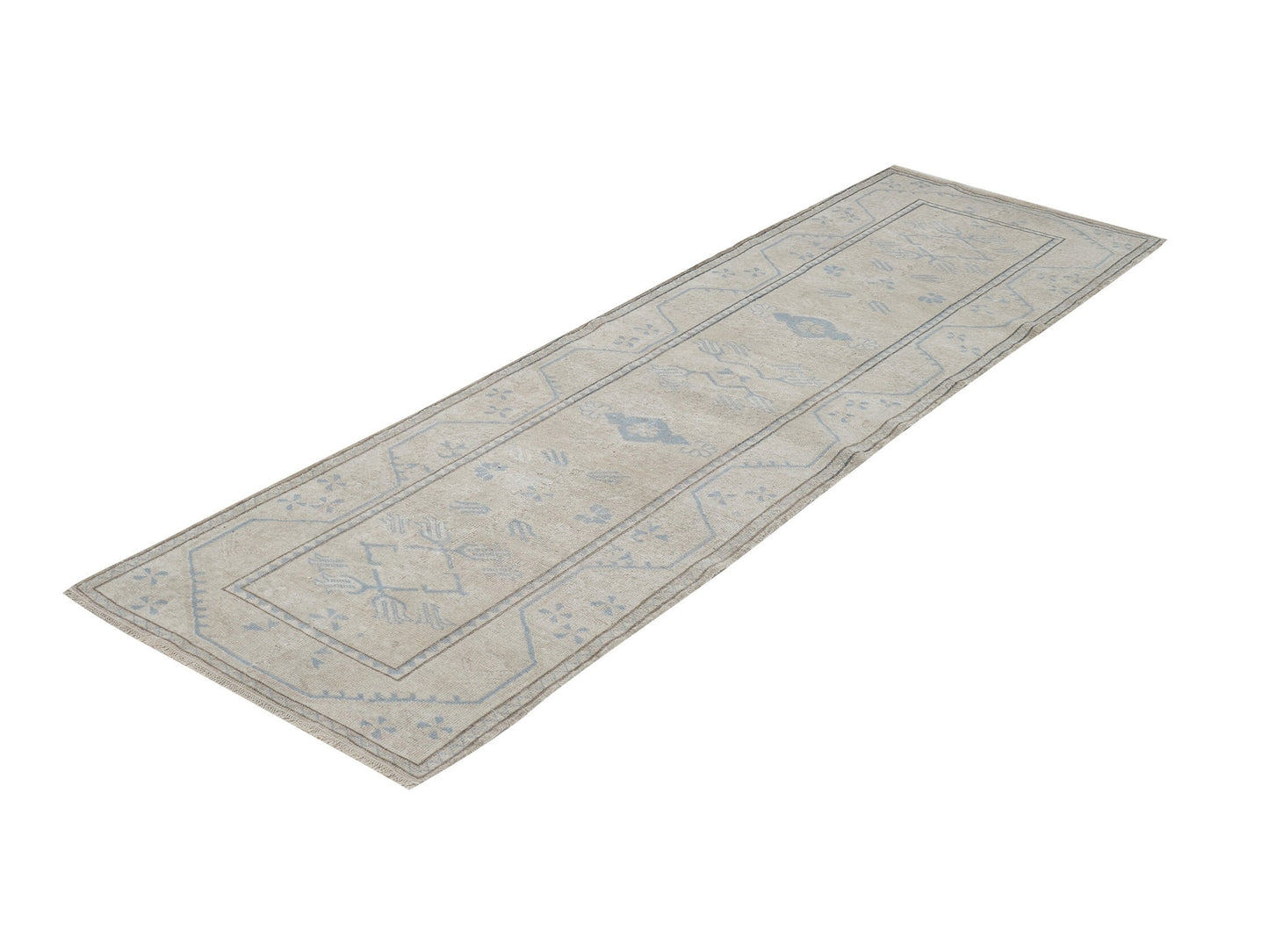 Oushak Rug, Turkish Rug, Vintage Rug, Handmade Runner Rug, Carpet Runner, Primitive Rug, Entryway Rug, Rug Runner, Runner Rug 3x9, 12429