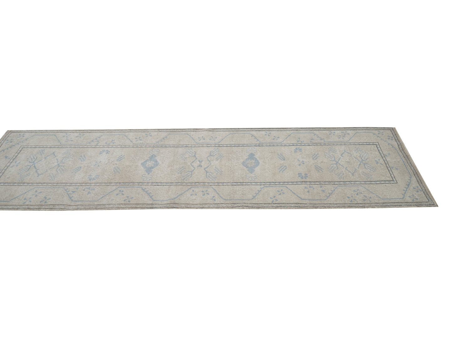 Oushak Rug, Turkish Rug, Vintage Rug, Handmade Runner Rug, Carpet Runner, Primitive Rug, Entryway Rug, Rug Runner, Runner Rug 3x9, 12429