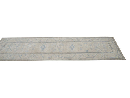 Oushak Rug, Turkish Rug, Vintage Rug, Handmade Runner Rug, Carpet Runner, Primitive Rug, Entryway Rug, Rug Runner, Runner Rug 3x9, 12429