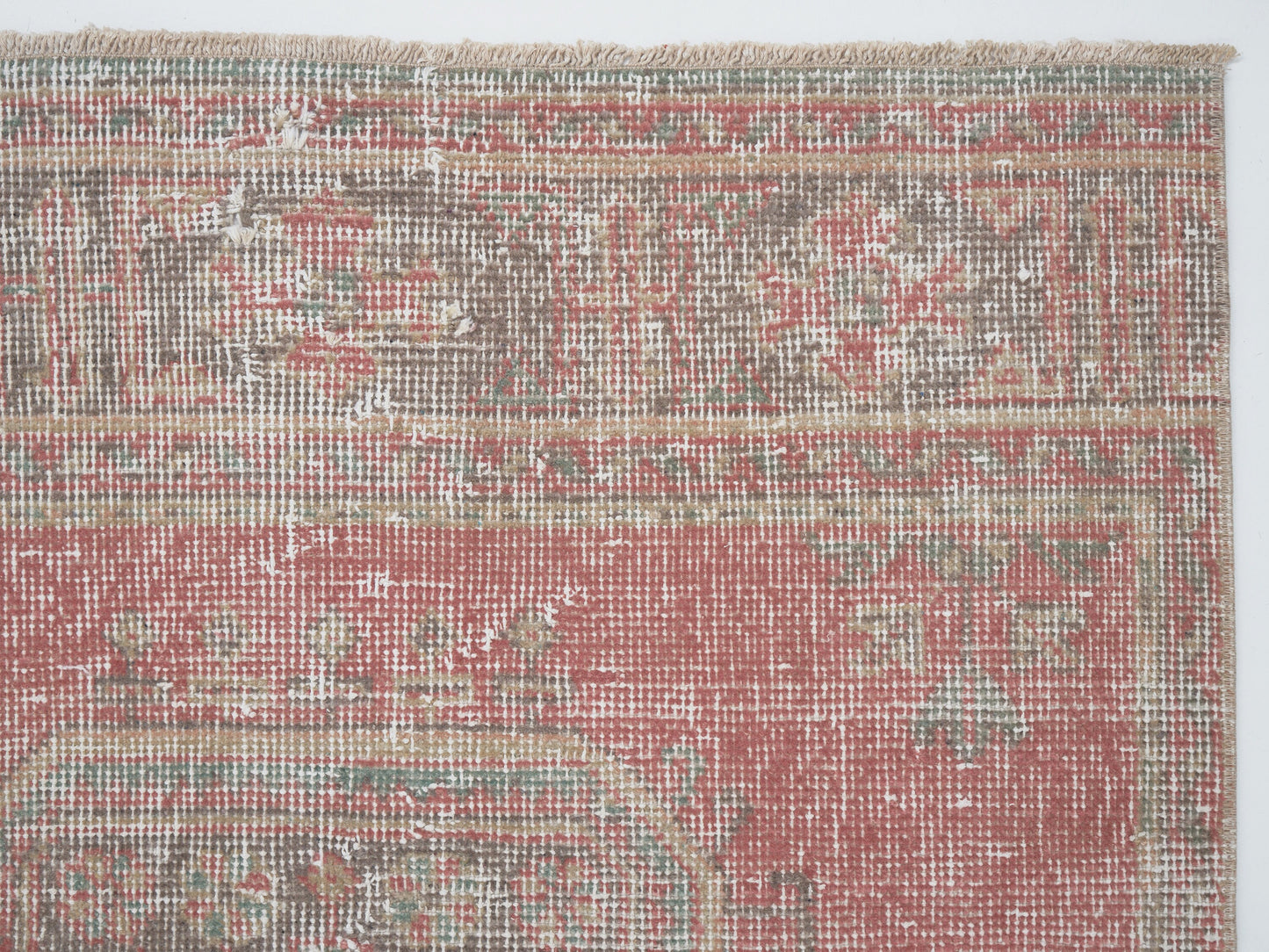 Rug Runner 3x12, Turkish Handmade Runner Rug, Vintage Eclectic Runner Rug, Oushak Runner, Anatolia Rug, Bohemian Rug, Carpet Runner, 12484