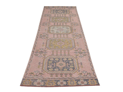 Turkish Runner, Oushak Runner, Vintage Runner, Handmade Runner Rug, Anatolia Rug, Carpet Runner, Long Runner, Rug Runner 3x11, 12497