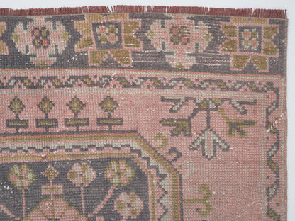 Turkish Runner, Oushak Runner, Vintage Runner, Handmade Runner Rug, Anatolia Rug, Carpet Runner, Long Runner, Rug Runner 3x11, 12497