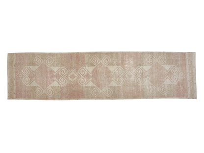 Runner Rug 3x11, Turkish Runner, Vintage Runner, Handmade Runner Rug, Long Runner, Carpet Runner, Entryway Rug, Scandinavian Rug, 12446