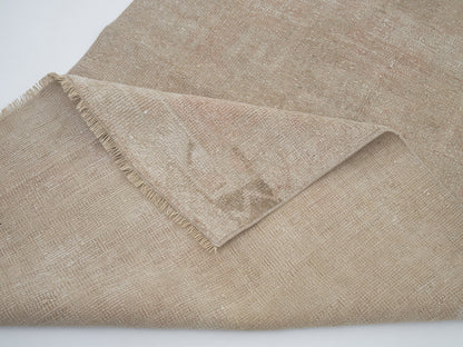 Carpet Runner, Oushak Handmade Runner Rug, Turkish Vintage Runner Rug, Neutral Rug, Hallway Runner, Scandinavian Rug, Runner Rug 3x11, 12453