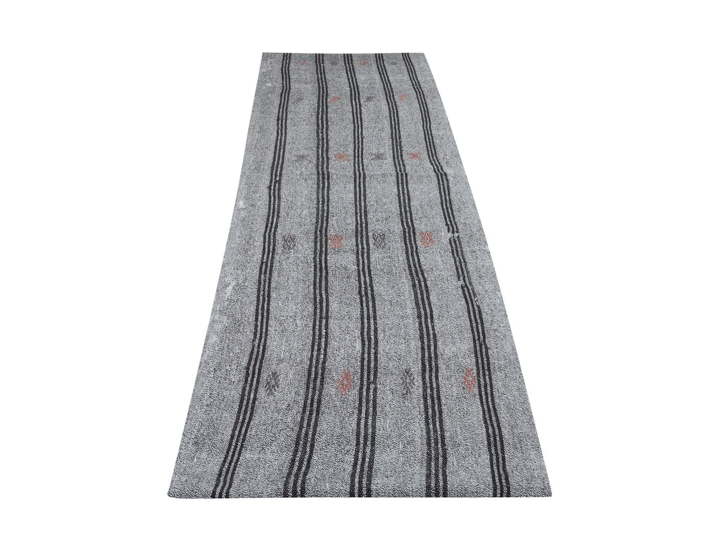Handmade Runner Rug, Oushak Turkish Runner Rug, Vintage Runner, Hallway Runner, Coastal Decor, Kilim Runner Rug, Rug Runner 3x17, 12227