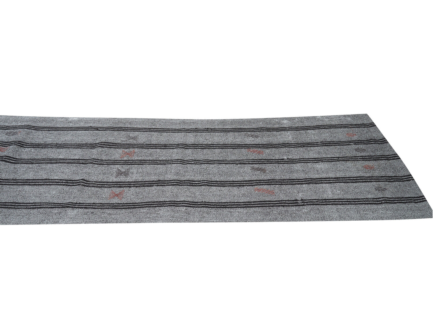 Handmade Runner Rug, Oushak Turkish Runner Rug, Vintage Runner, Hallway Runner, Coastal Decor, Kilim Runner Rug, Rug Runner 3x17, 12227