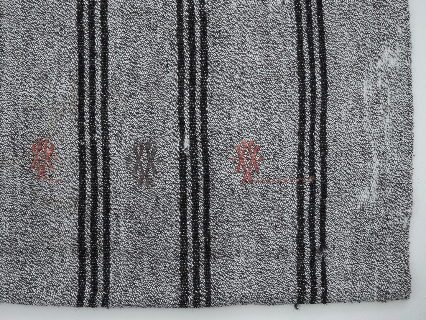 Handmade Runner Rug, Oushak Turkish Runner Rug, Vintage Runner, Hallway Runner, Coastal Decor, Kilim Runner Rug, Rug Runner 3x17, 12227