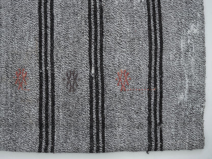 Handmade Runner Rug, Oushak Turkish Runner Rug, Vintage Runner, Hallway Runner, Coastal Decor, Kilim Runner Rug, Rug Runner 3x17, 12227