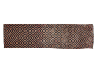 Oushak Runner, Kilim Runner Rug, Turkish Runner, Handmade Runner Rug, Vintage Runner, Long Runner, Hallway Runner, Runner Rug 3x13, 11435
