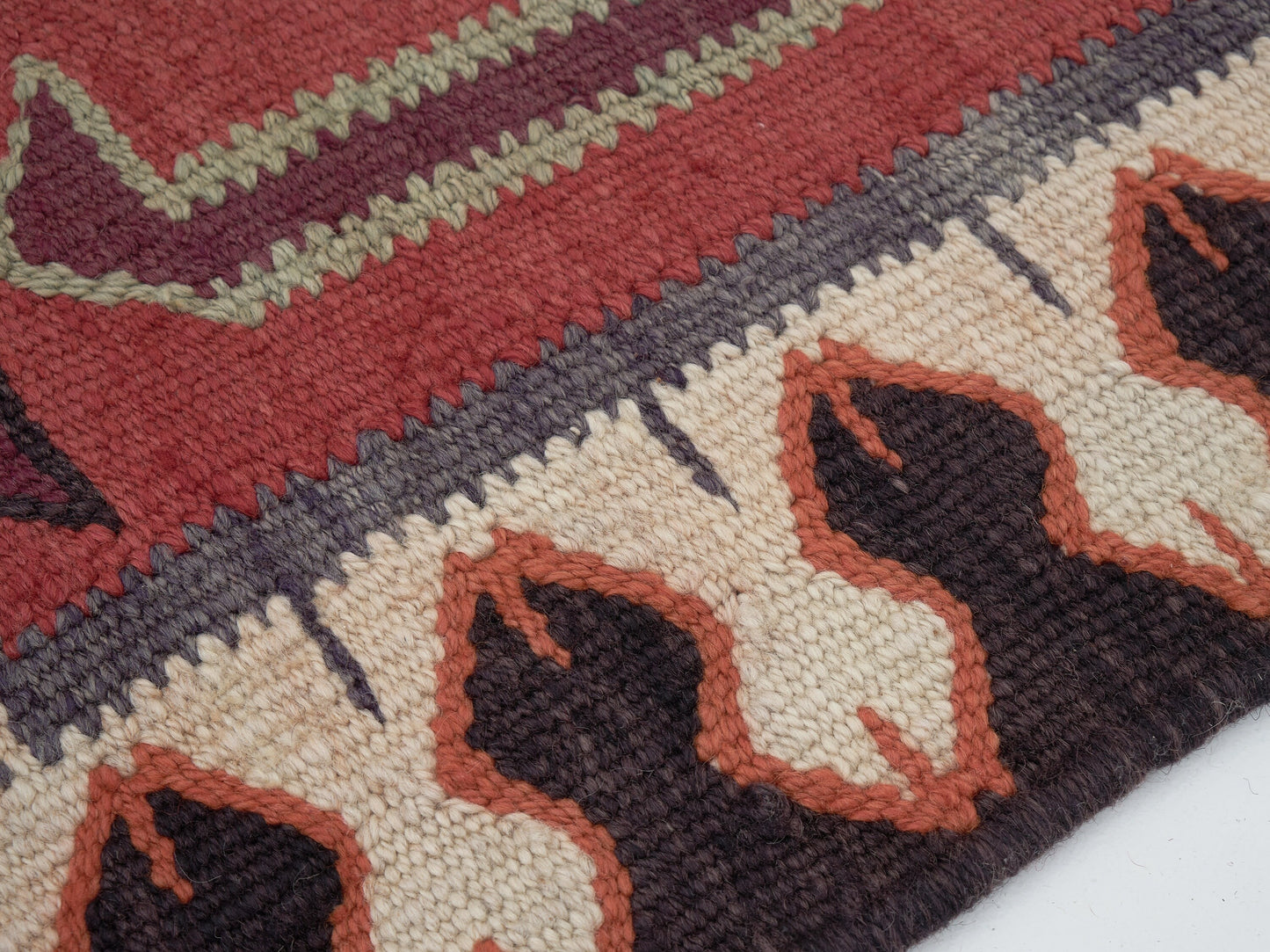 Turkish Vintage Runner Rug, Handmade Runner Rug, Oushak Kilim Runner Rug, Runner Rug 3x10, Kitchen Runner, Anatolia Rug, Bohemian Rug, 11437