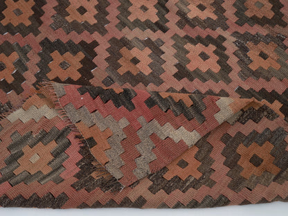 Oushak Runner, Kilim Runner Rug, Turkish Runner, Handmade Runner Rug, Vintage Runner, Long Runner, Hallway Runner, Runner Rug 3x13, 11435