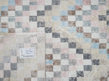 Rug 3x6, Turkish Rug, Area Rug, Vintage Rug, Oushak Rug, Handmade Rug, Neutral Rug, Contemporary Decor, Carpet Rug, Vintage Carpet, 12438