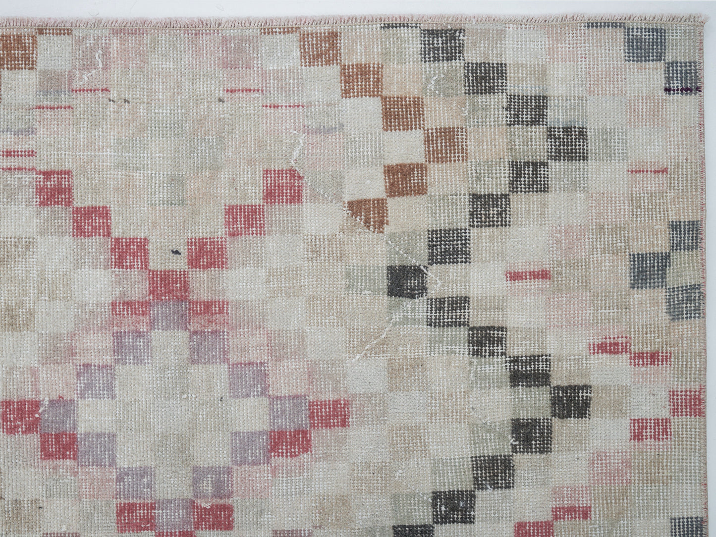 Handmade Area Rug, Turkish Vintage Oushak Rug, Neutral Unique Rug, Kid Room Rug, Rug 4x7, Carpet Rug, Contemporary Decor, Turkey Rug, 12427