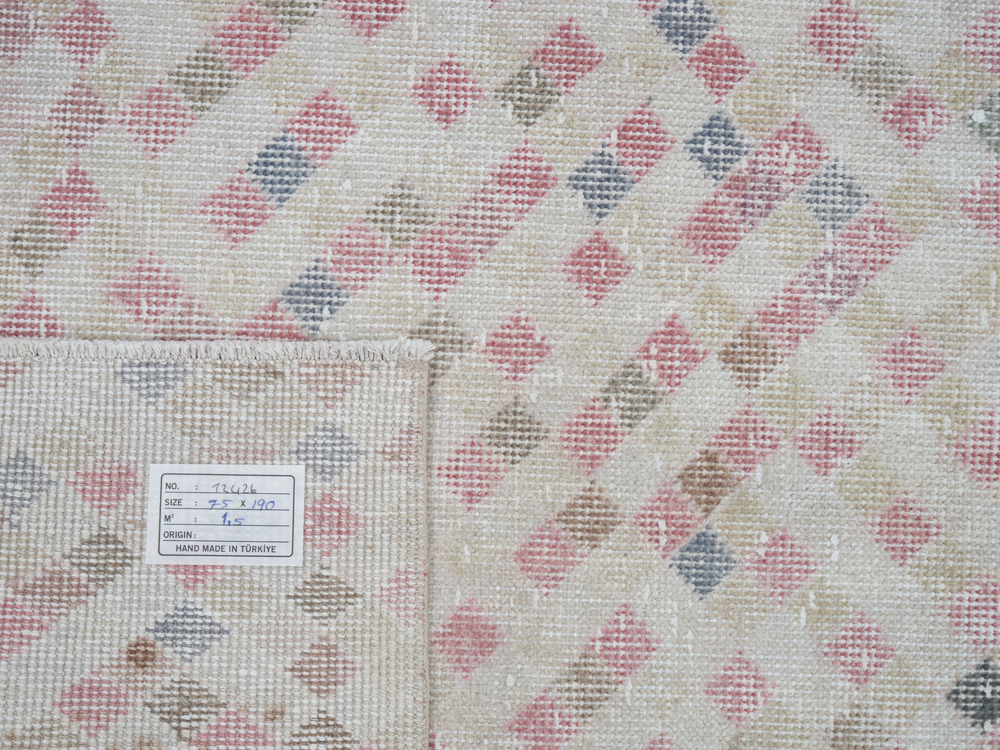 Area Vintage Rug, Turkish Handmade Unique Rug, Neutral Muted Rug, Bedroom Rug, Turkish Carpet, Living Room Rug, Carpet Rug, Rug 3x6, 12426