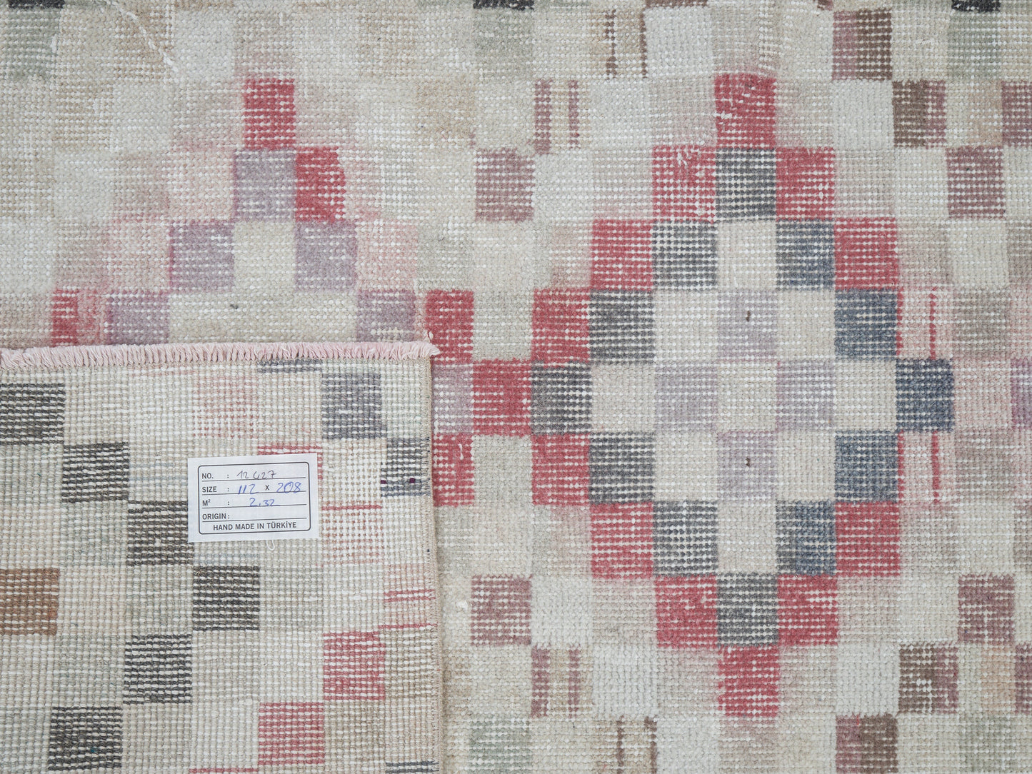 Handmade Area Rug, Turkish Vintage Oushak Rug, Neutral Unique Rug, Kid Room Rug, Rug 4x7, Carpet Rug, Contemporary Decor, Turkey Rug, 12427