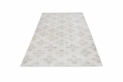Handmade Rug, Turkish Rug, Vintage Rug, Oushak Rug, Area Rug, Neutral Rug, Gray Rug,Scandinavian Rug, Carpet Rug, Turkey Rug, Rug 4x7, 12309