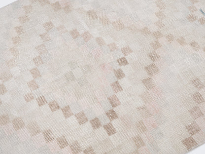 Turkish Vintage Oushak Rug, Handmade Area Unique Rug, Neutral Muted Rug, Living Room Rug, Turkey Rug, Vintage Carpet, Rug 3x5, 12323