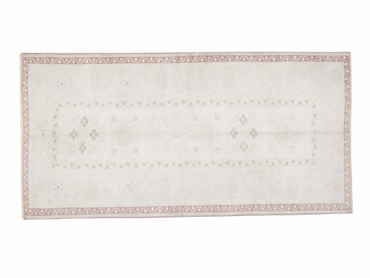 Oushak Rug, Turkish Vintage Rug, Handmade Area Unique Rug, Kid Room Rug, Coastal Decor, Turkey Rug, Carpet Rug,Oushak Carpet, Rug 3x5, 12282