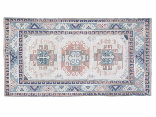 Turkish Rug, Vintage Rug, Oushak Rug, Handmade Rug, Area Rug, Bohemian Rug, Living Room Rug, Carpet Rug, Rug 4x6, Turkish Carpet, 12287