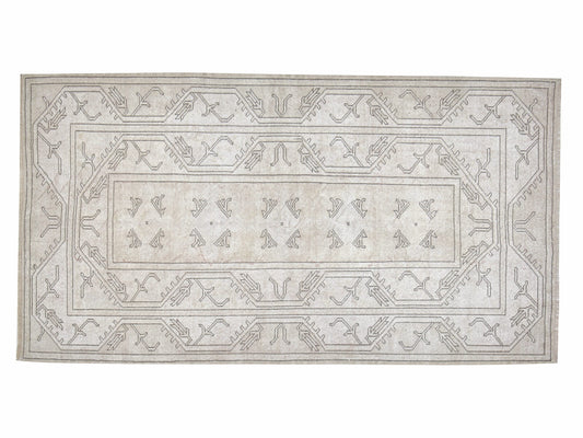 Vintage Rug, Turkish Rug, Oushak Rug, Handmade Rug, Area Rug, Bedroom Rug, Carpet Rug, Primitive Rug, Scandinavian Rug, Rug 4x6, 12359
