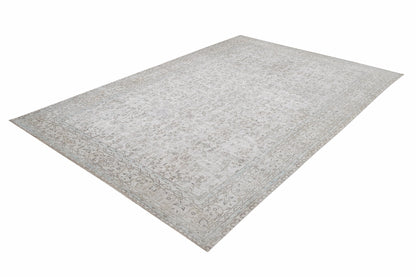 Vintage Handmade Area Rug, Turkish Oushak Antique Rug, Neutral Floor Rug, Anatolia Rustic Rug,Living Room Rug, Primitive Rug, Rug 6x9, 12357