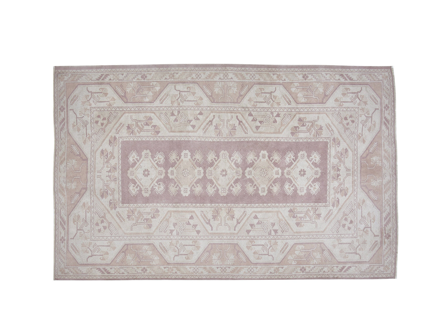 Vintage Handmade Area Rug, Turkish Oushak Unique Rug, Neutral Muted Rug, Vintage Carpet, Turkey Rug, Rug 5x8, Contemporary Decor, 12419