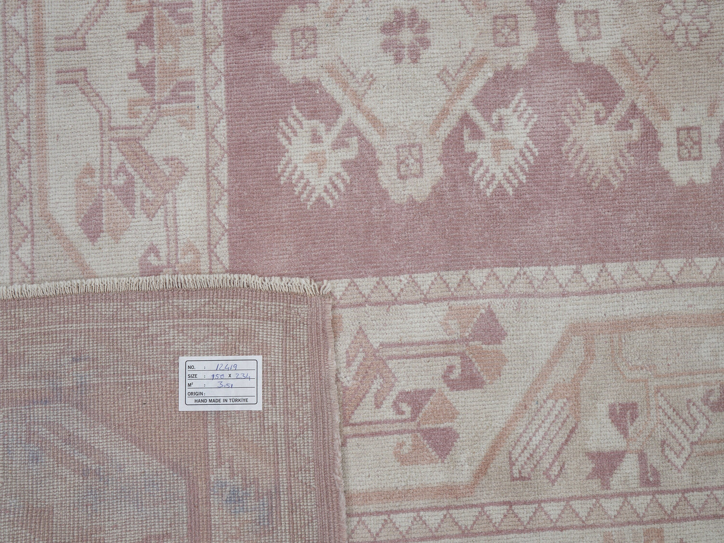 Vintage Handmade Area Rug, Turkish Oushak Unique Rug, Neutral Muted Rug, Vintage Carpet, Turkey Rug, Rug 5x8, Contemporary Decor, 12419