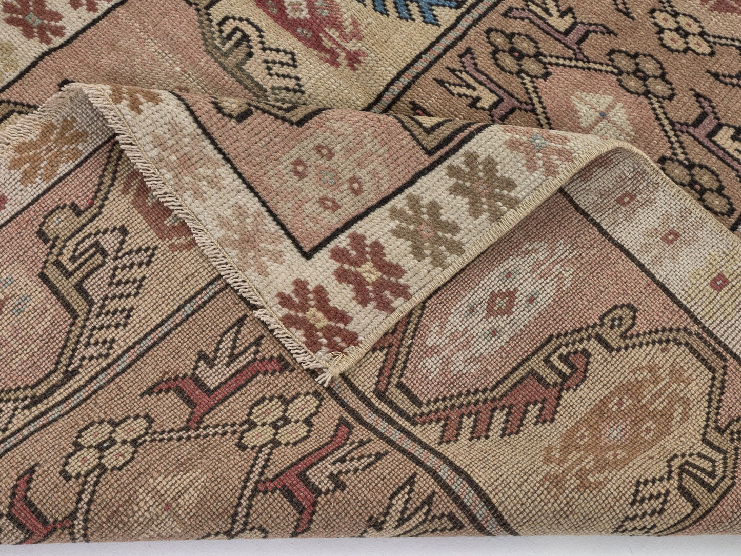 Anatolia Small Vintage rug, Antique Oushak rug, Rug 3x4, Traditional rug, Anatolian rug , Turkish rug, Wool Turkish rug , Carpet rug , 8650