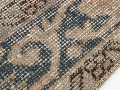 4x7 Small Area Rug , Old Wool Vintage Rug , Anatolia Handmade Oushak Rug , Turkish Rug 4x7, Neutral Rug, Rug Entryway , 8727