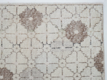 Oushak Rug, Area Rug, Vintage Rug, Handmade Rug, Turkish Rug, Neutral Rug, Living Room Rug, Turkish Carpet, Carpet Rug, Rug 3x6, 12422
